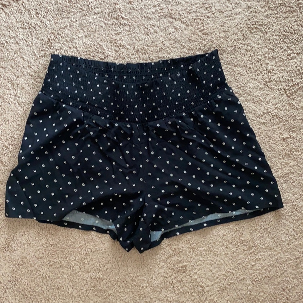 The Nines by HATCH Smocked Floral maternity shorts